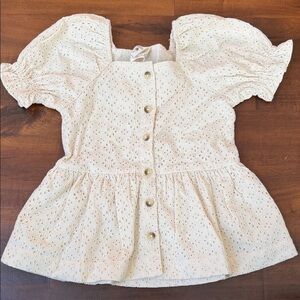 Kate Quinn Eyelet 100 Acre Woods Top